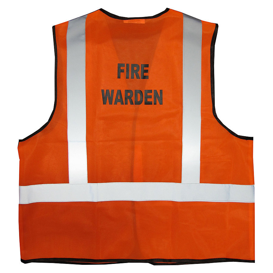 Fire Warden Vest Reflective - Image 1