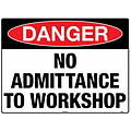 No Admittance To Workshop