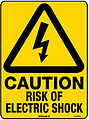 Caution Risk Of Electric Shock