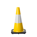 450mm Yellow Cone - Reflective