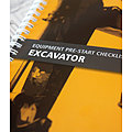 Excavator Pre Start Checklist Book