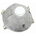 more on P2v Disposable Respirator with valve and active carbon coating