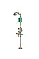 Emergency Shower with Eye-Facewash, S-S Pipe, S-S Bowl, Inline Strainer, Bowl Cover