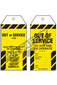 Out Of Service Tags PKT 25 - 145 x 75mm