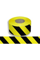 Barricade Tape - Black/Yellow Stripe 75mm x 100 mtrs