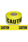 Caution Barricade Tape - 75mm x 100 mtrs