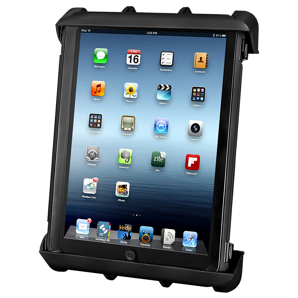 RAM-HOL-TABL8U  RAM Tab-Lock  Locking Cradle for 10inch Screen Tablets WITH HEAVY DUTY CASES including the Apple iPad 1-4 - Image 2