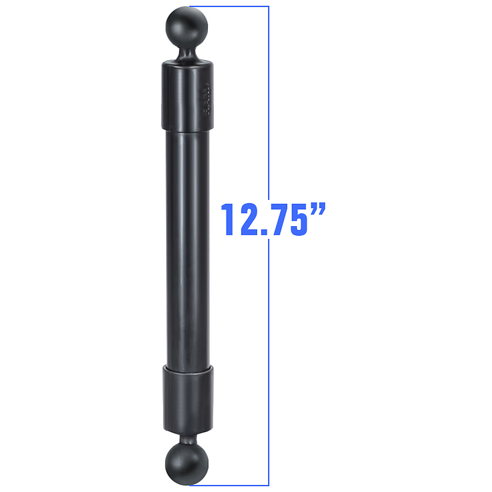 RAP-BB-230-14U  RAM 12.75inch Long Extension Pole with (2 qty) 1inch Diameter Ball Ends - Image 2