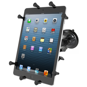 more on RAM-B-166-UN9U  RAM Twist Lock Suction Cup Mount with Universal X-Grip Holder for 10inch Large Tablets