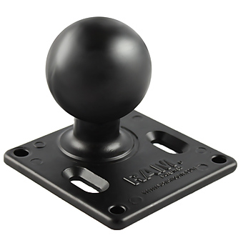 more on RAM-D-2461U   3 5.8 INCH SQ. 75mm. VESER BASE WITH 2.25 INCH BALL