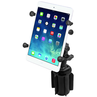 more on RAP-299-3-UN8U  RAM-A-CAN II Universal Cup Holder Mount with Universal X-Grip Holder with 1inch Ball for 7inch Tablets