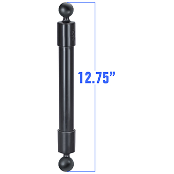 more on RAP-BB-230-14U  RAM 12.75inch Long Extension Pole with (2 qty) 1inch Diameter Ball Ends